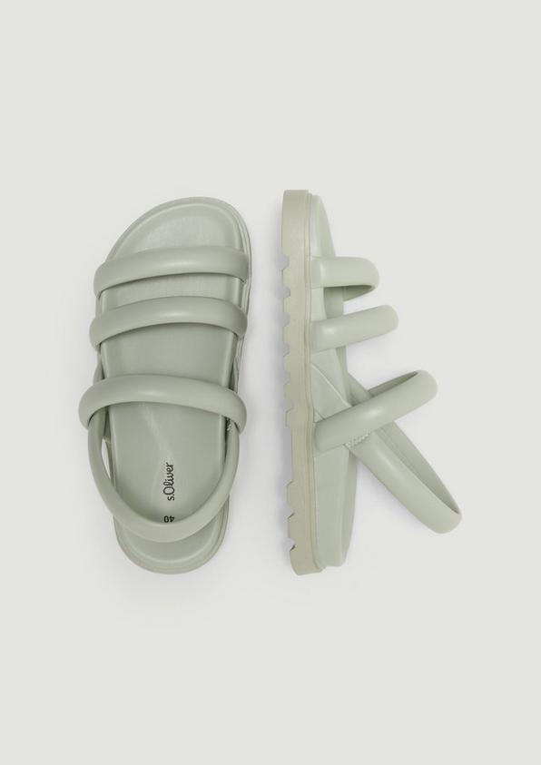 s.Oliver Sandalen in Glattleder-Optik