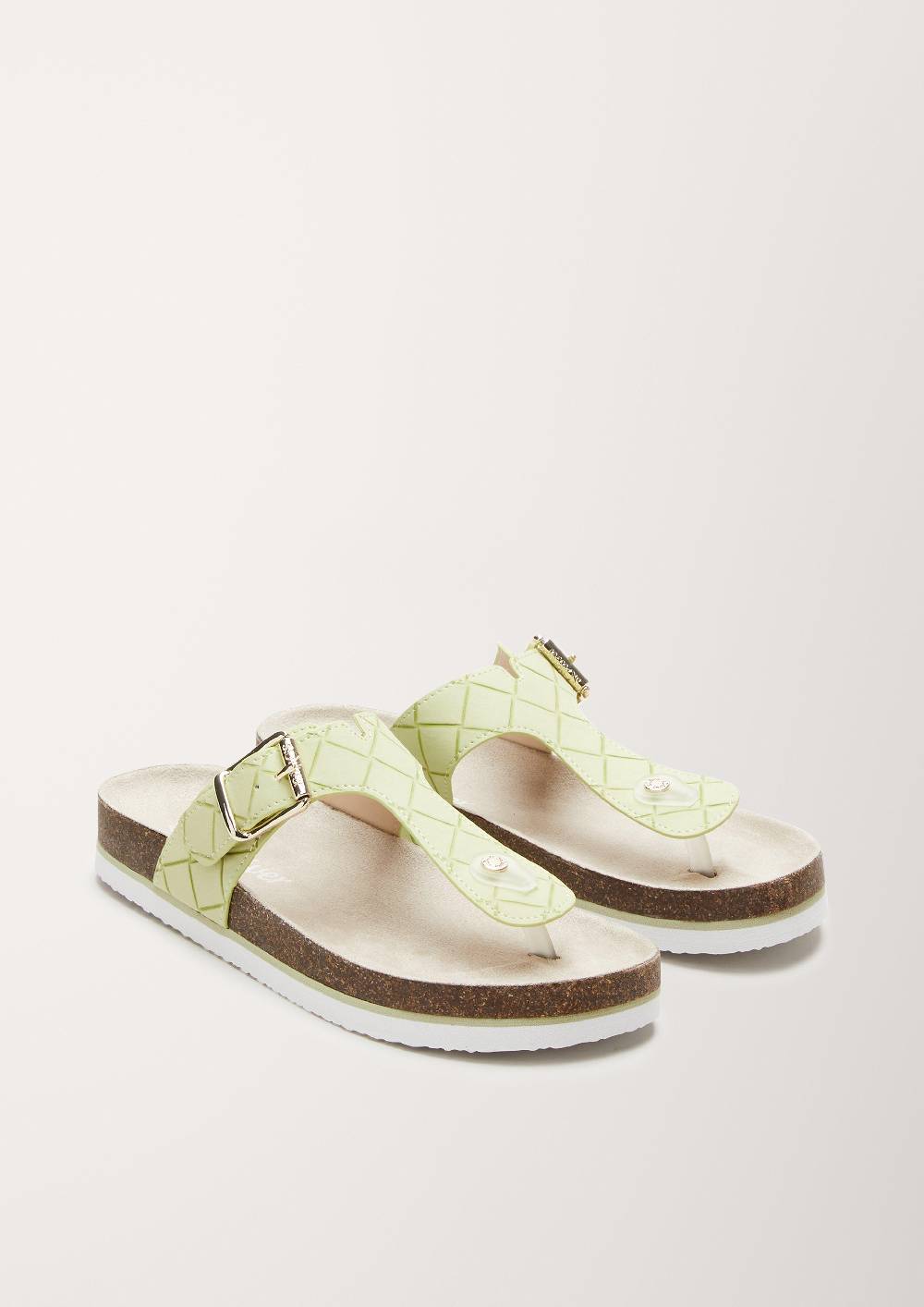 S.Oliver Sandalen In Lackleder-Optik