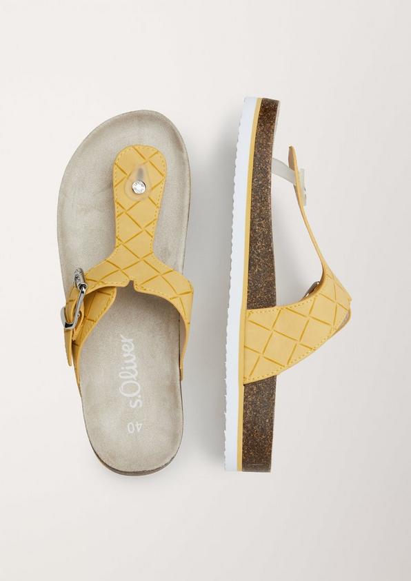 s.Oliver Sandalen in Lackleder-Optik