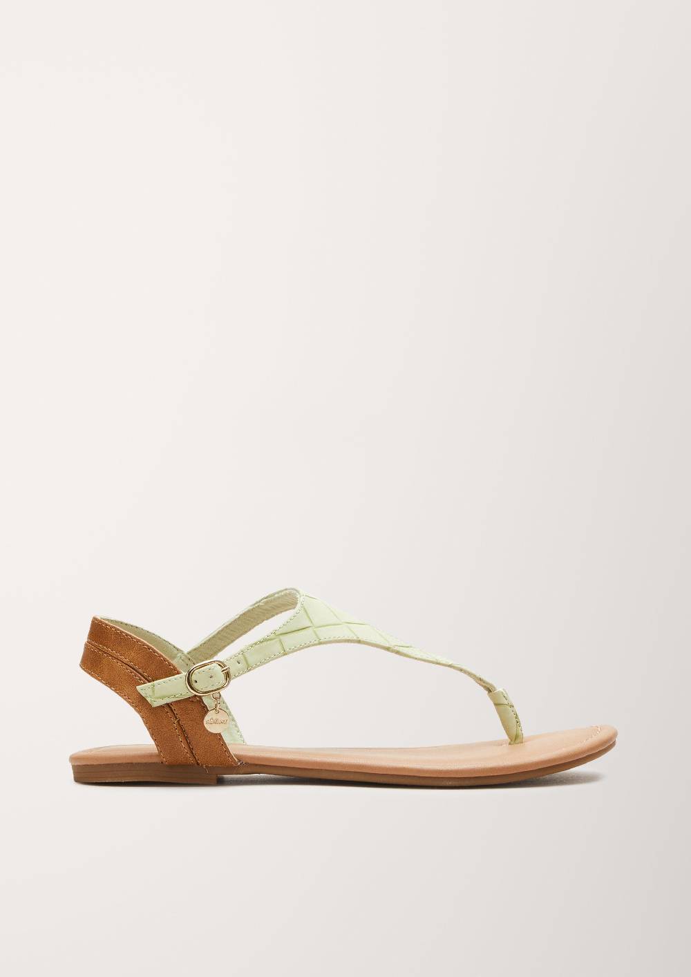 S.Oliver Sandalen In Leder-Optik