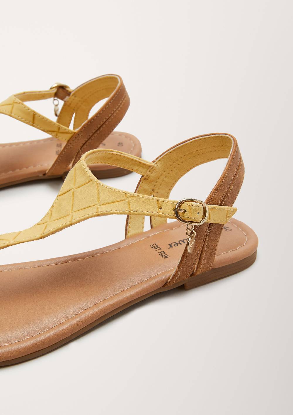 S.Oliver Sandalen In Leder-Optik