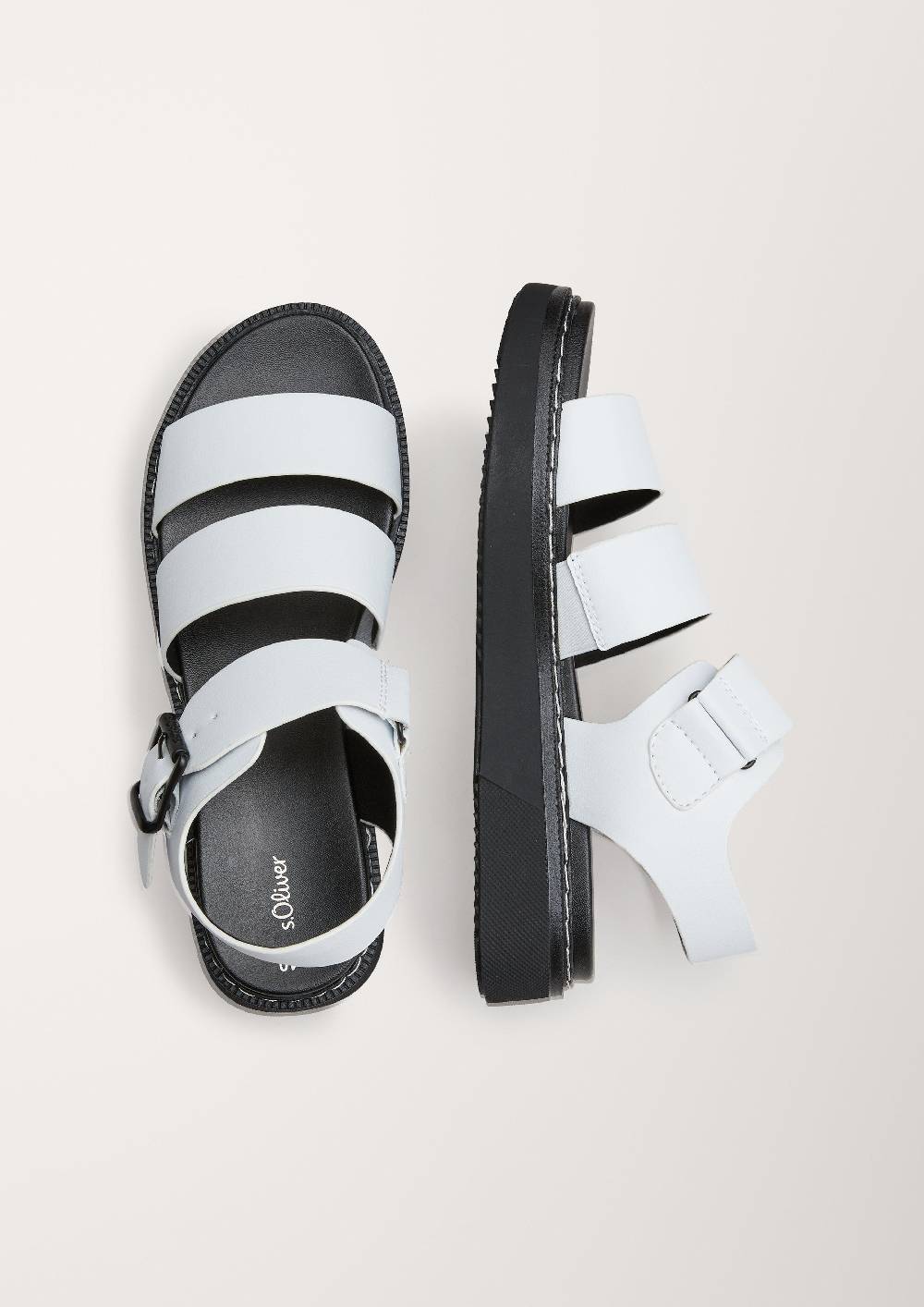 S.Oliver Sandalen In Lederoptik