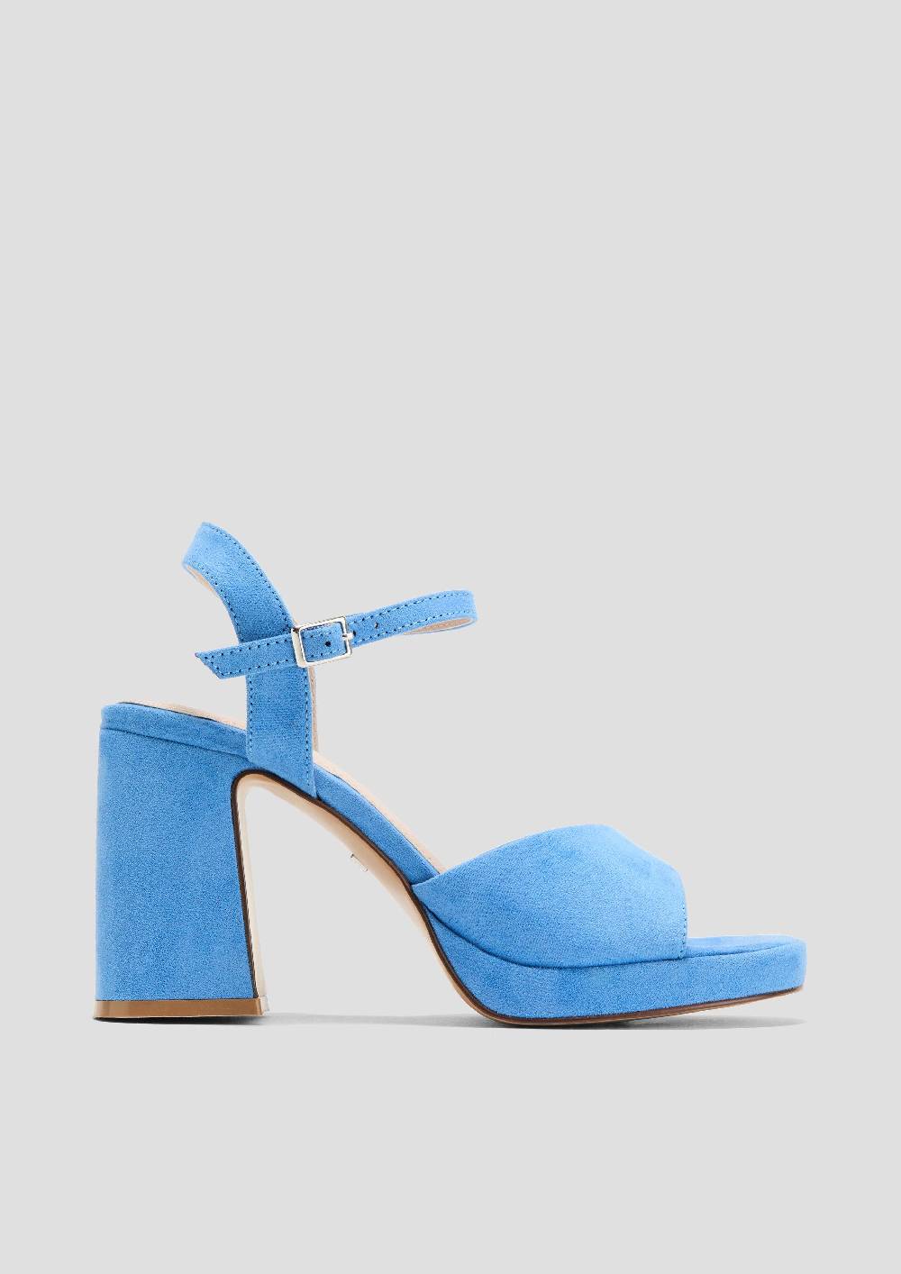 S.Oliver Sandalen Mit Blockabsatz Und Riemchen