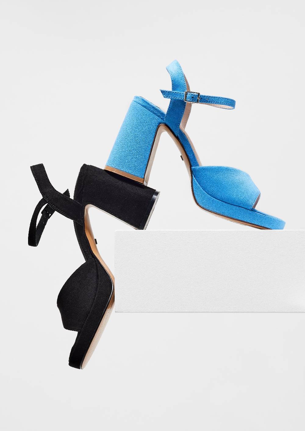 S.Oliver Sandalen Mit Blockabsatz Und Riemchen