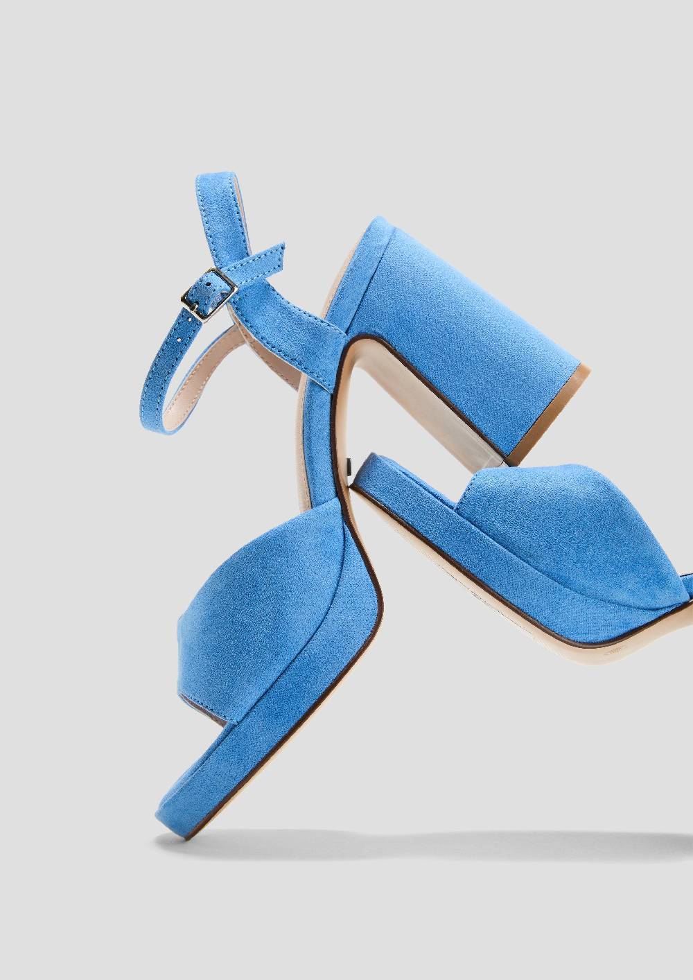 S.Oliver Sandalen Mit Blockabsatz Und Riemchen