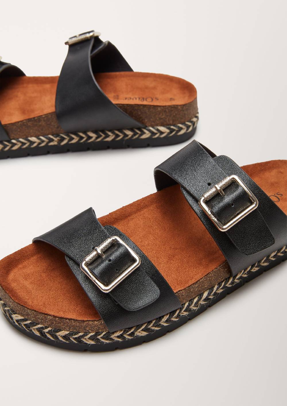 S.Oliver Sandalen Mit Flecht-Detail