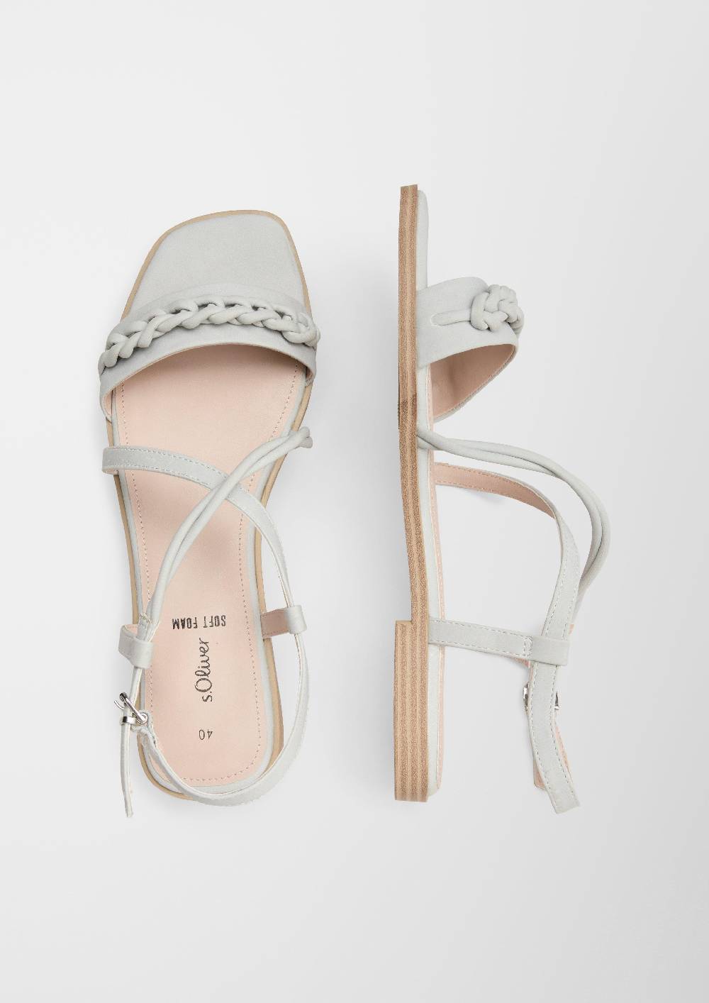 S.Oliver Sandalen Mit Flecht-Detail