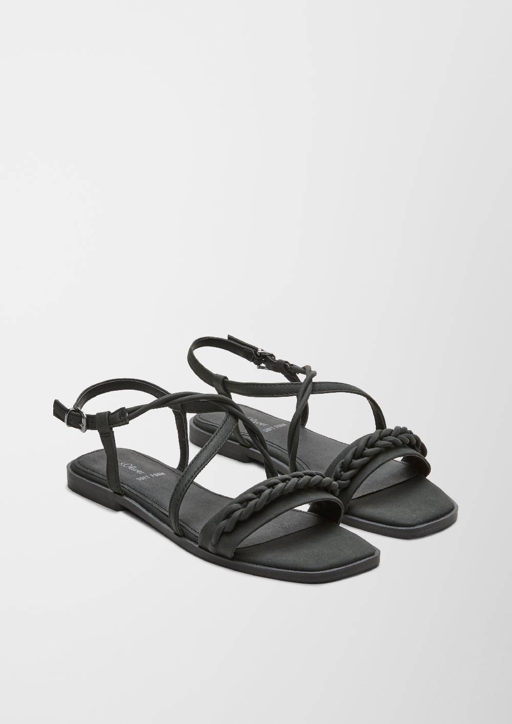 S.Oliver Sandalen Mit Flecht-Detail