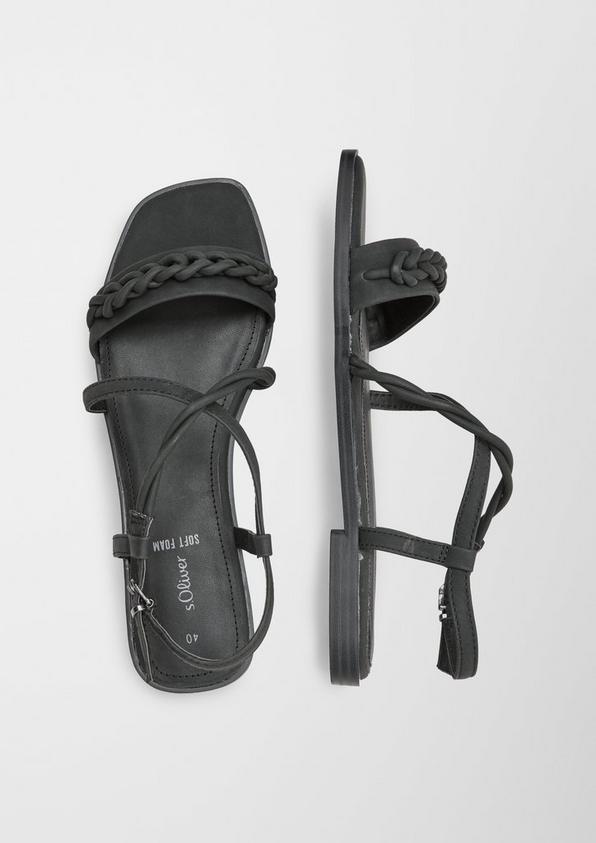 s.Oliver Sandalen mit Flecht-Detail