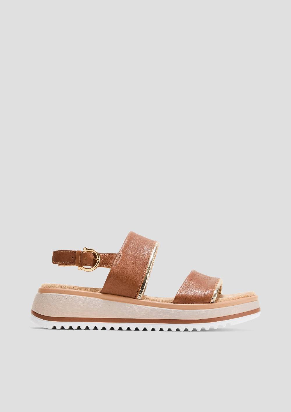 S.Oliver Sandalen Mit Lederriemen