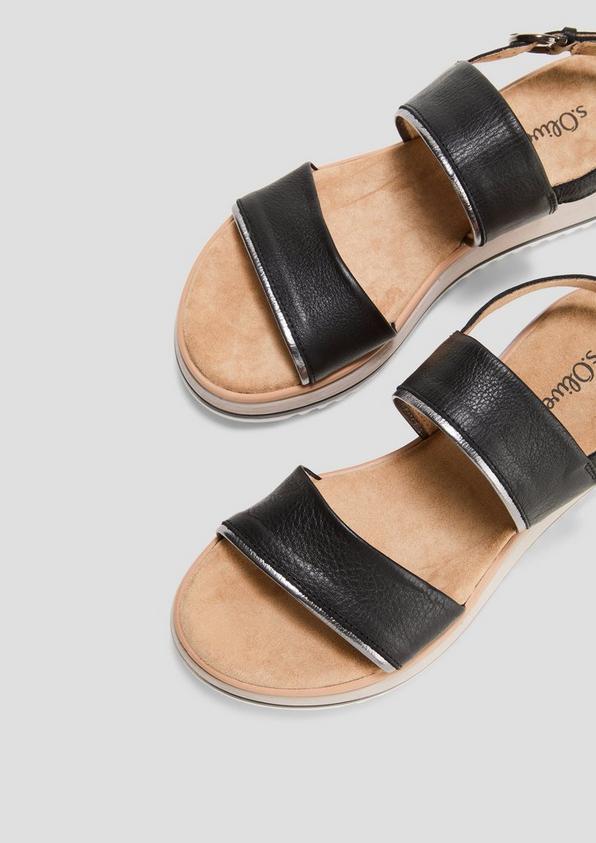s.Oliver Sandalen mit Lederriemen