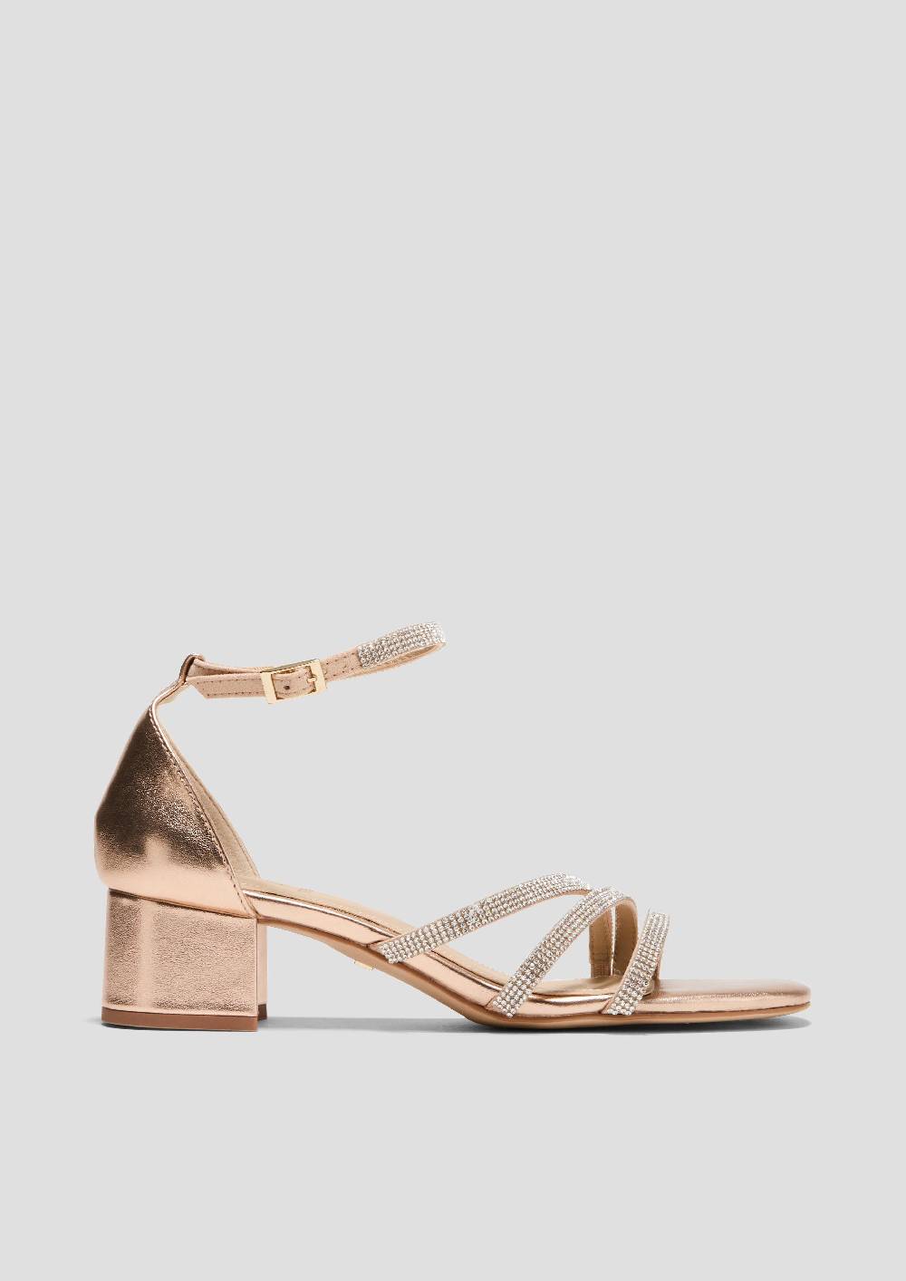 S.Oliver Sandalen Mit Riemchen Und Blockabsatz