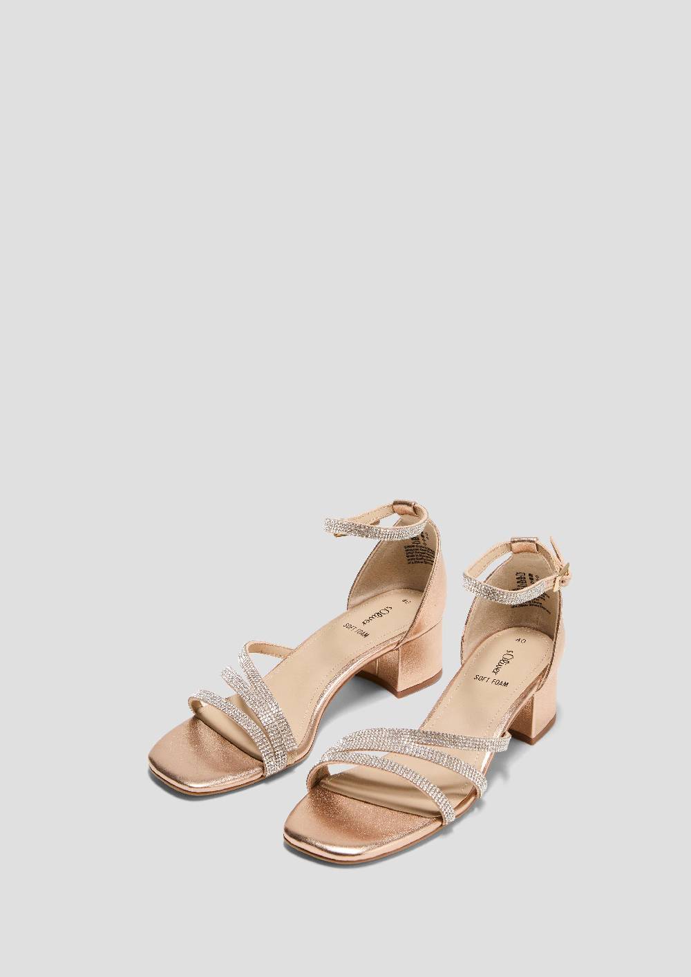 S.Oliver Sandalen Mit Riemchen Und Blockabsatz