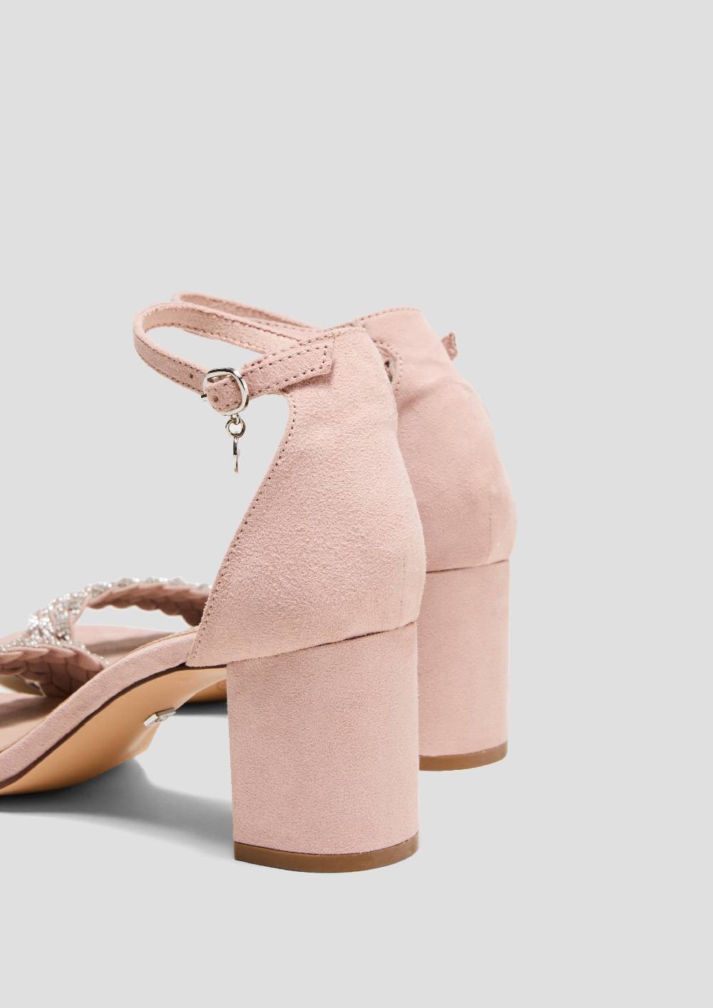 S.Oliver Sandalen Mit Riemchen Und Flecht-Detail