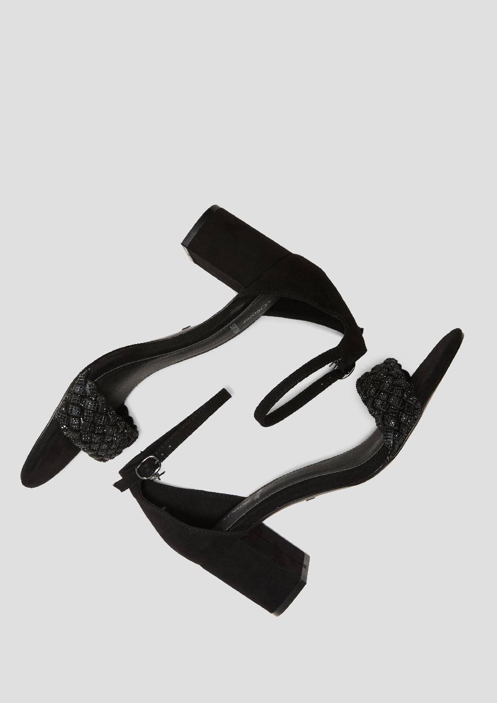 S.Oliver Sandalen Mit Riemchen Und Flecht-Detail