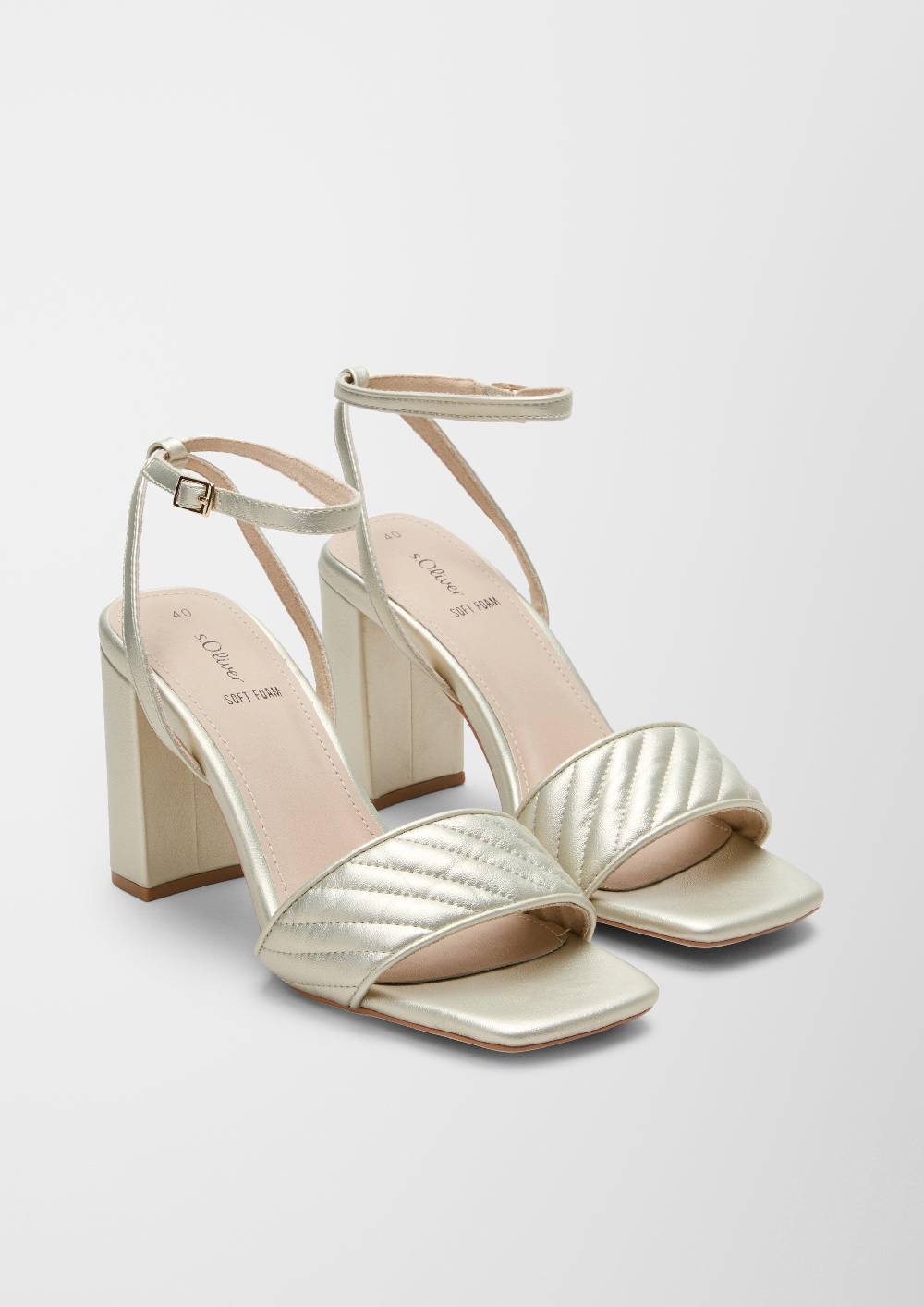 S.Oliver Sandalen Mit Stepp-Detail