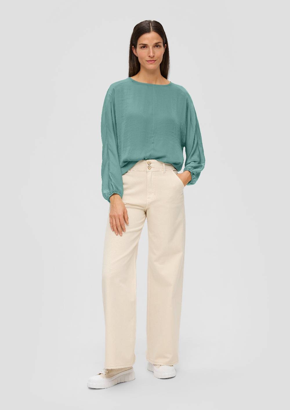 S.Oliver Satinbluse Im Loose Fit