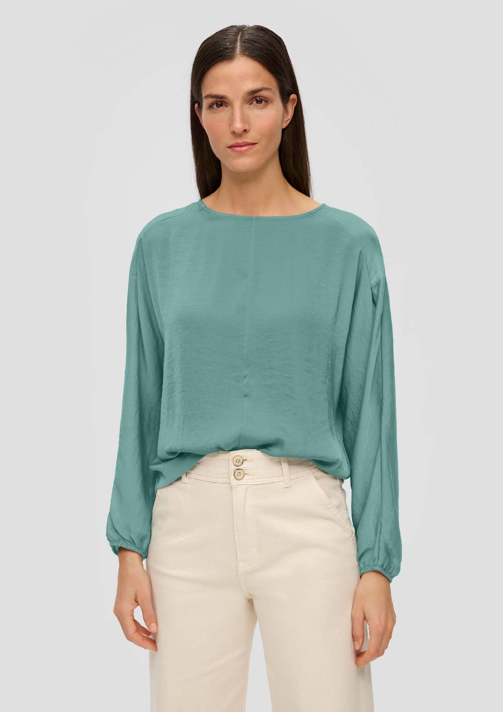 S.Oliver Satinbluse Im Loose Fit