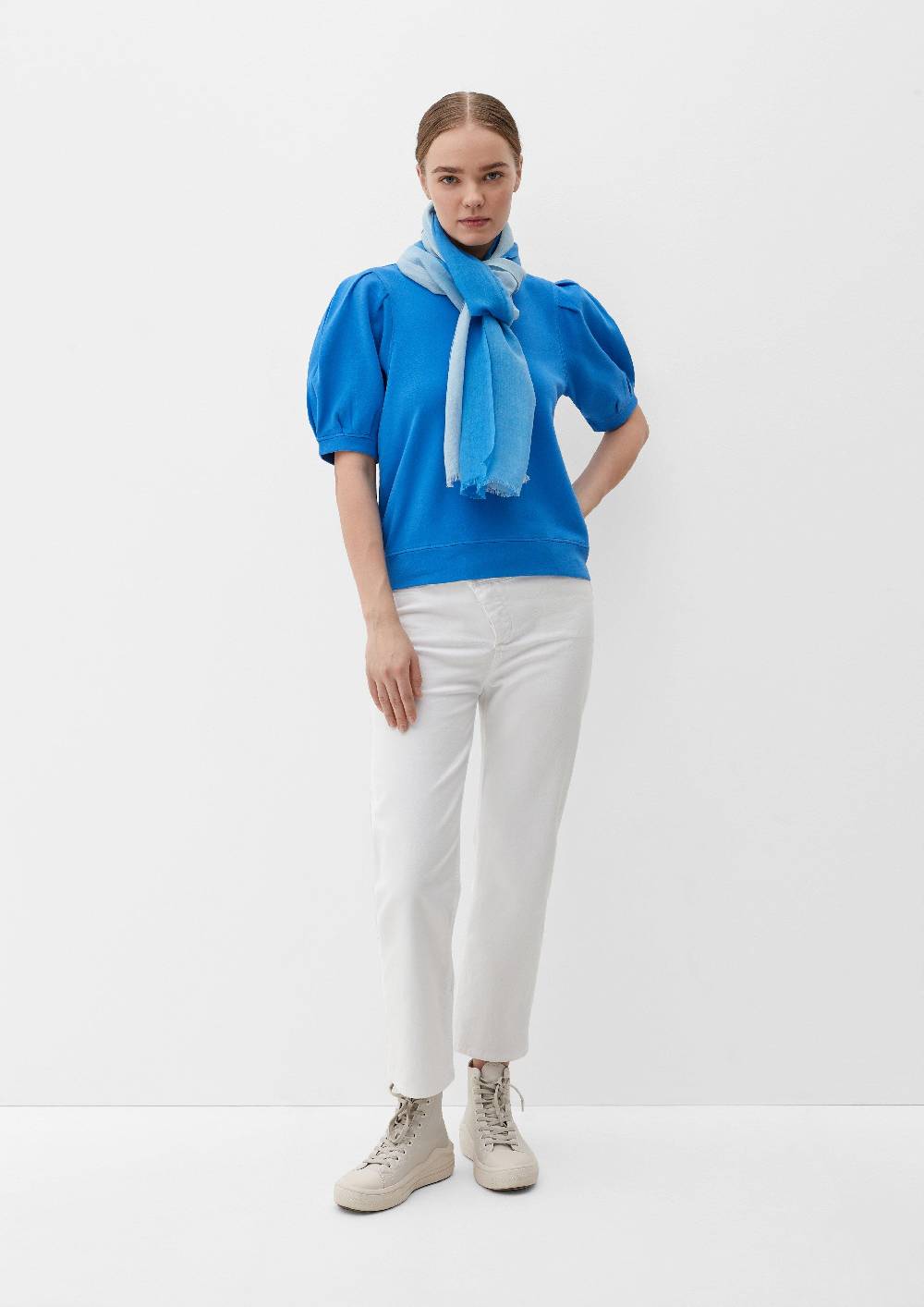 S.Oliver Schal Aus Leinen-Viskose-Mix