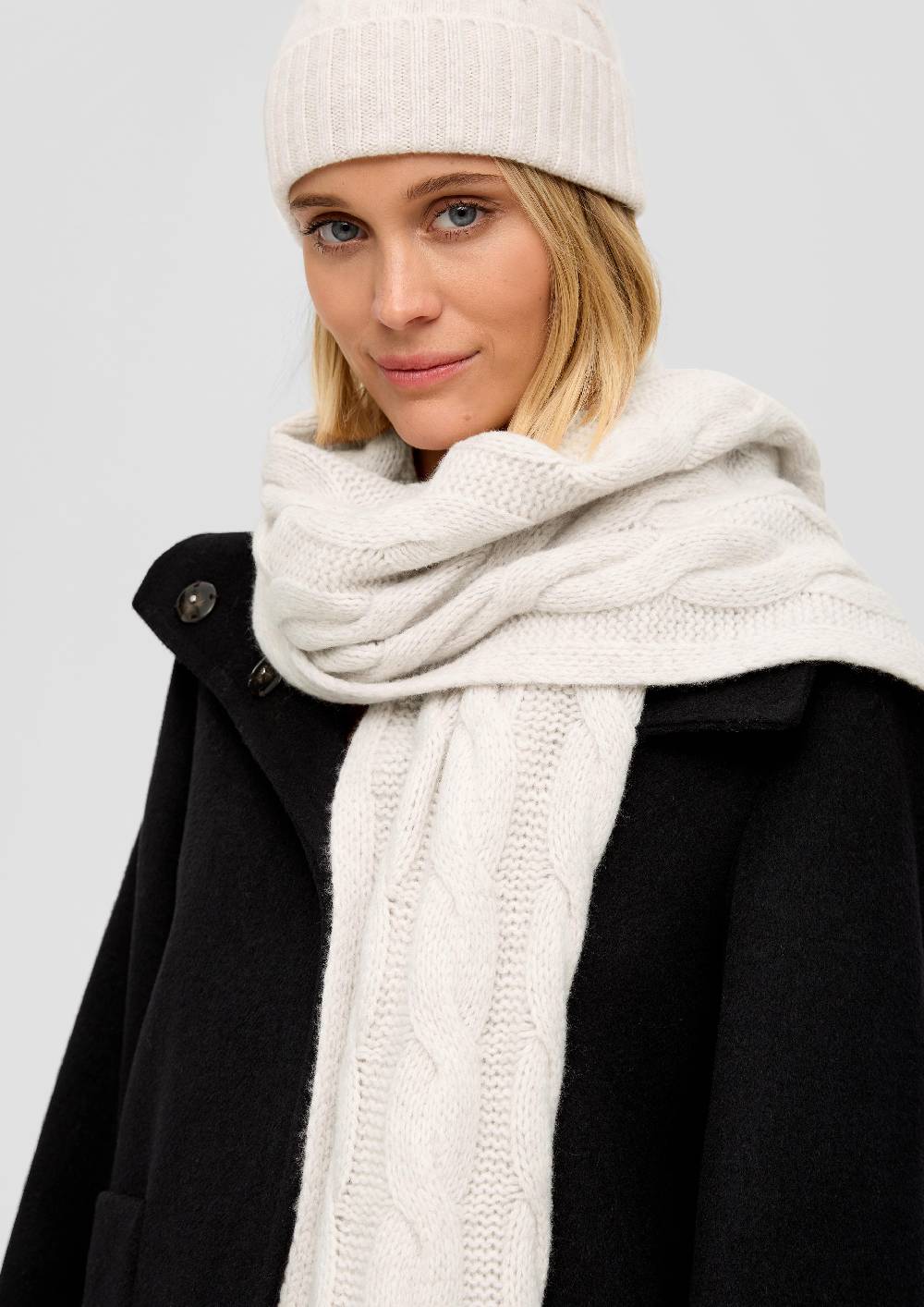 S.Oliver Schal Aus Reiner Wolle