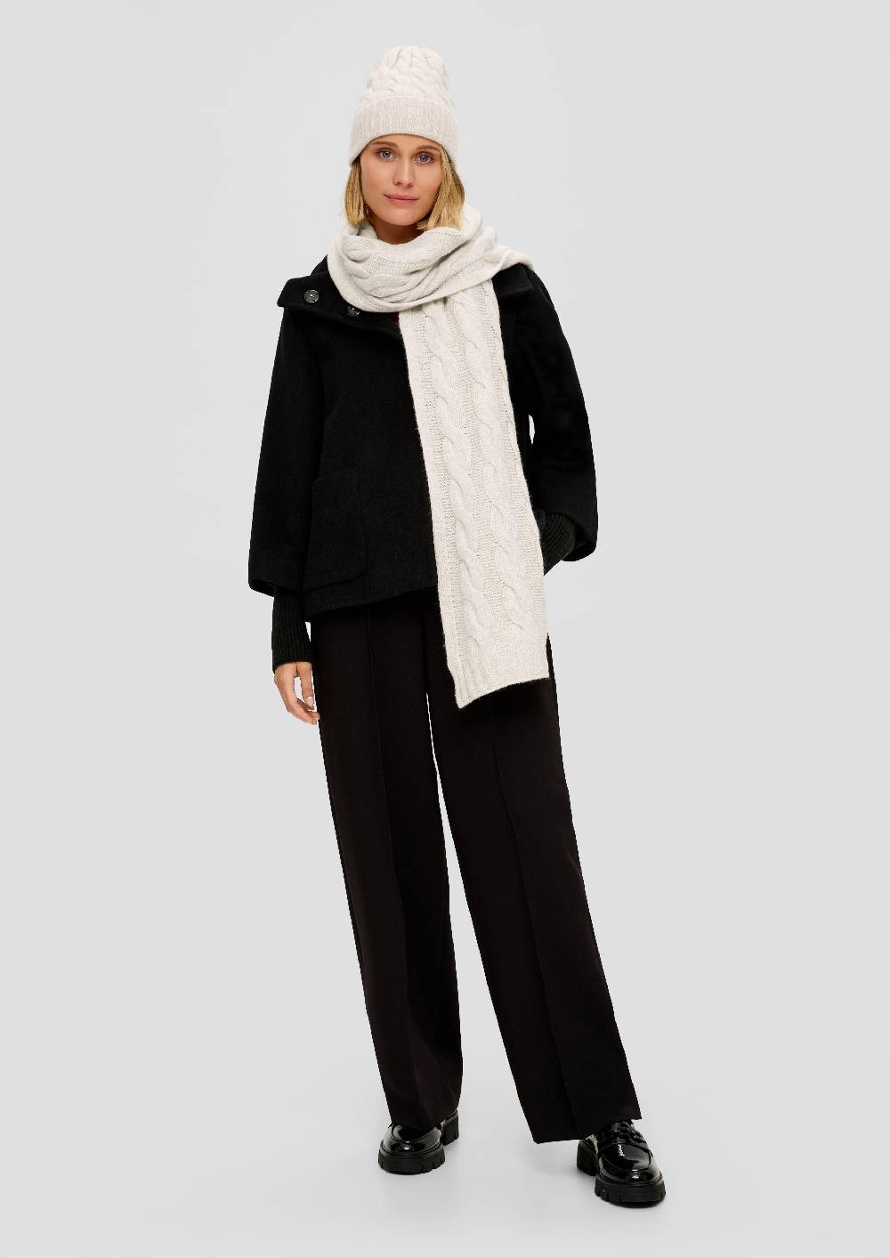 S.Oliver Schal Aus Reiner Wolle