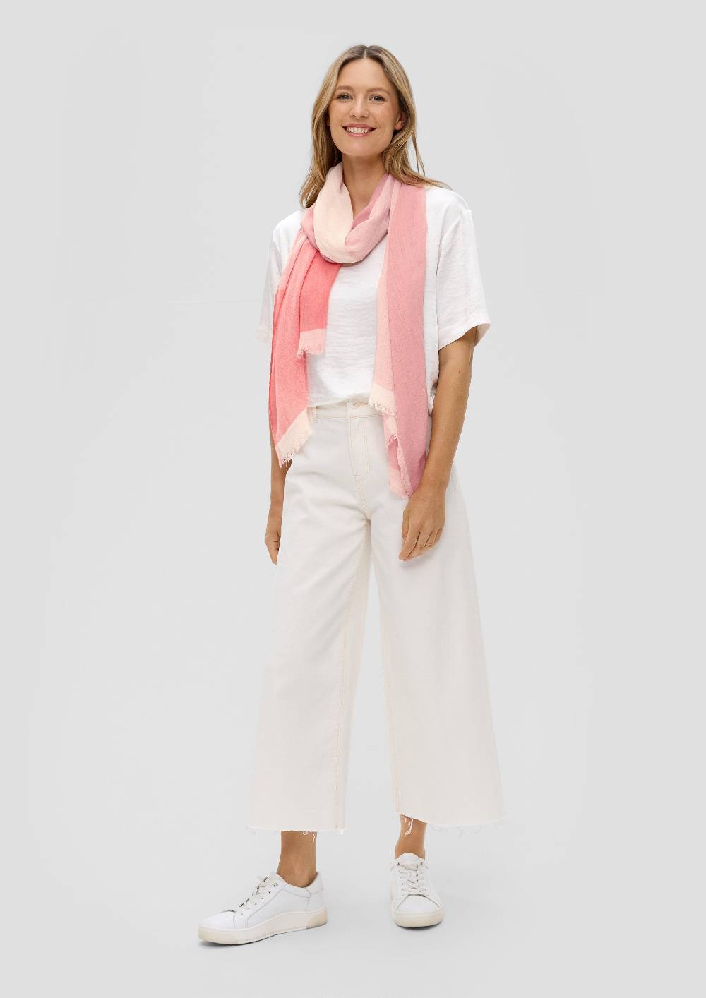 S.Oliver Schal Aus Viskose-Leinen-Mix