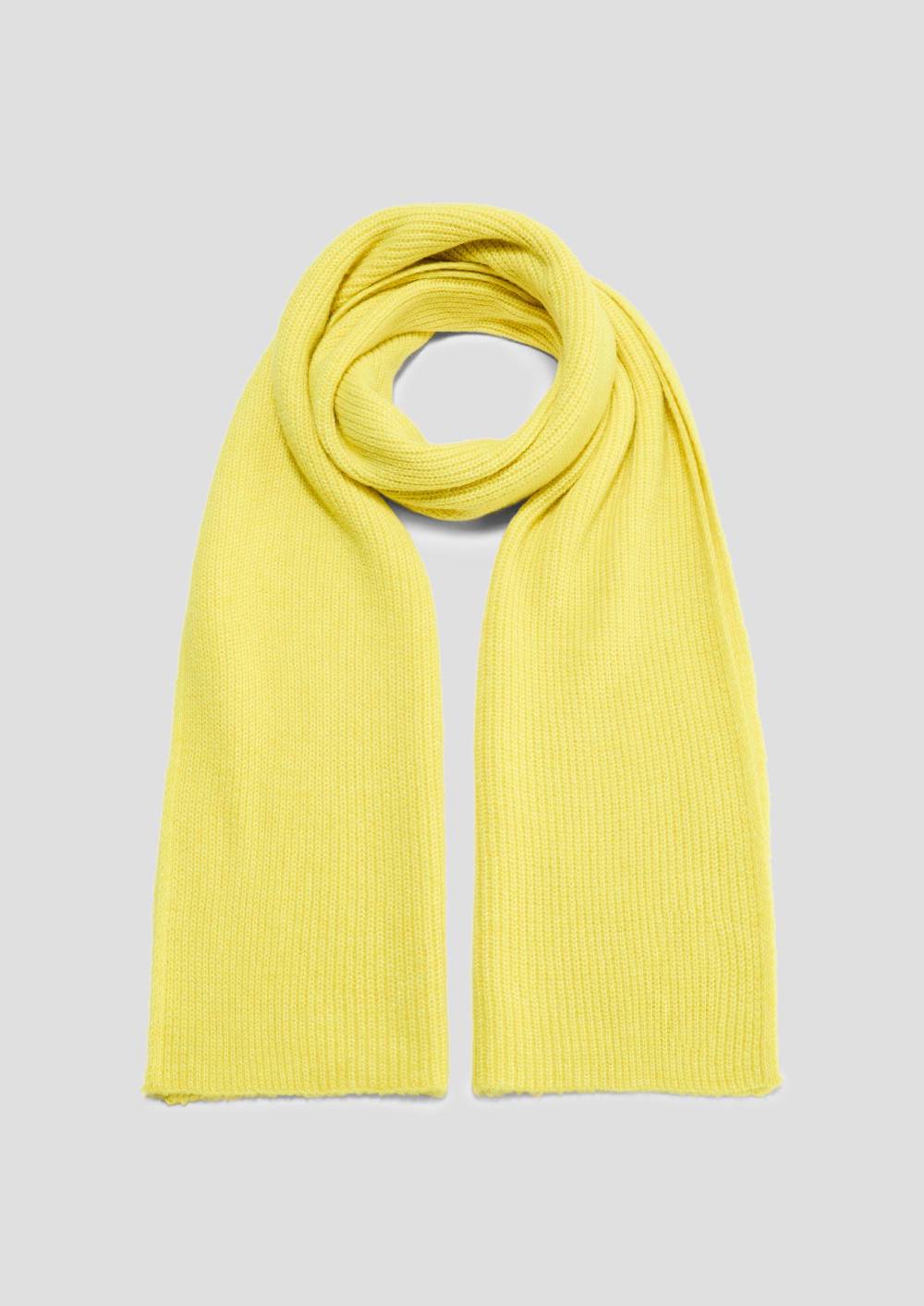 S.Oliver Schal In Rippstrick Aus Wollmix