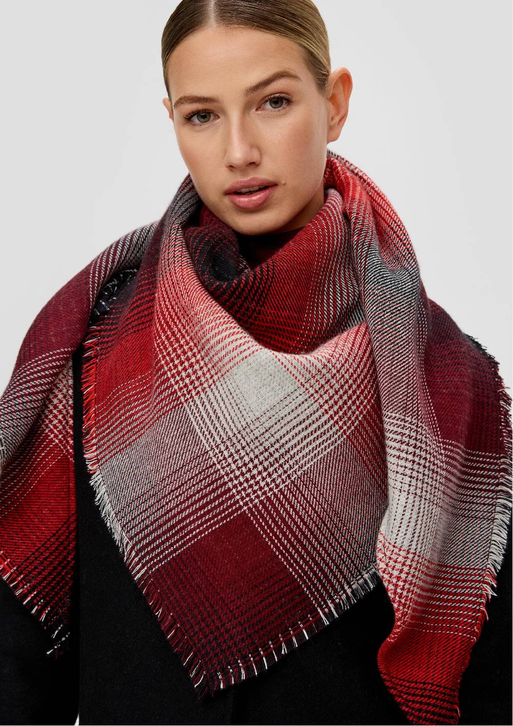 S.Oliver Schal Mit Karo-Muster