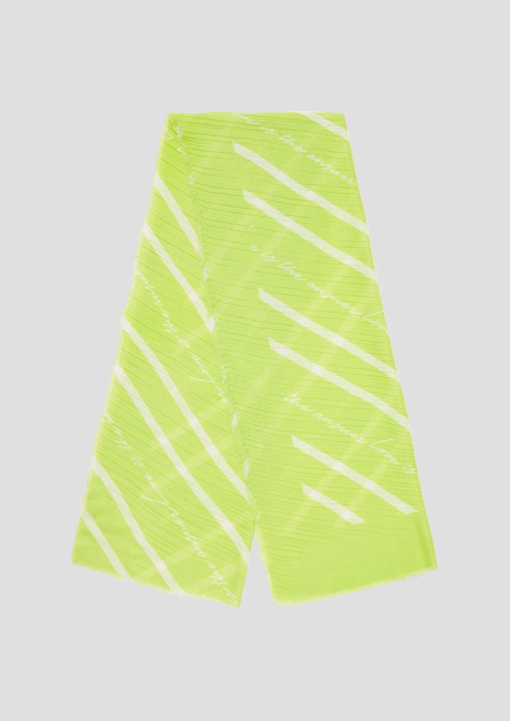 S.Oliver Schal Mit Plisseefalten