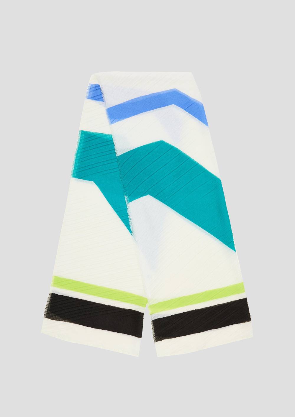 S.Oliver Schal Mit Plisseefalten