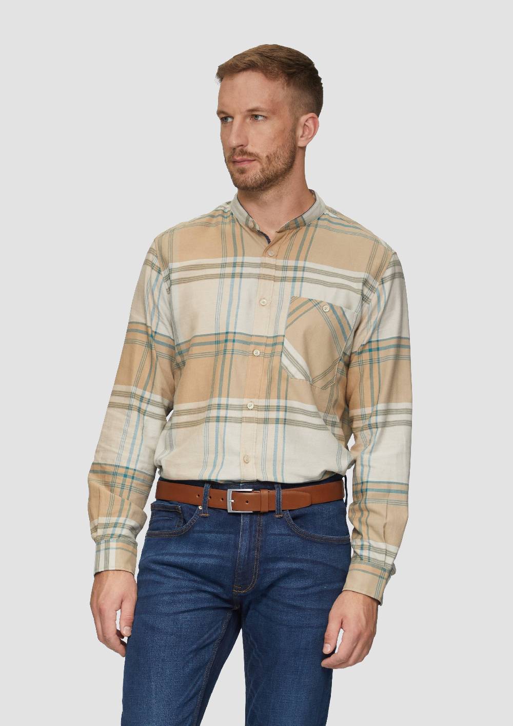 S.Oliver Schmaler Gürtel Aus Leder