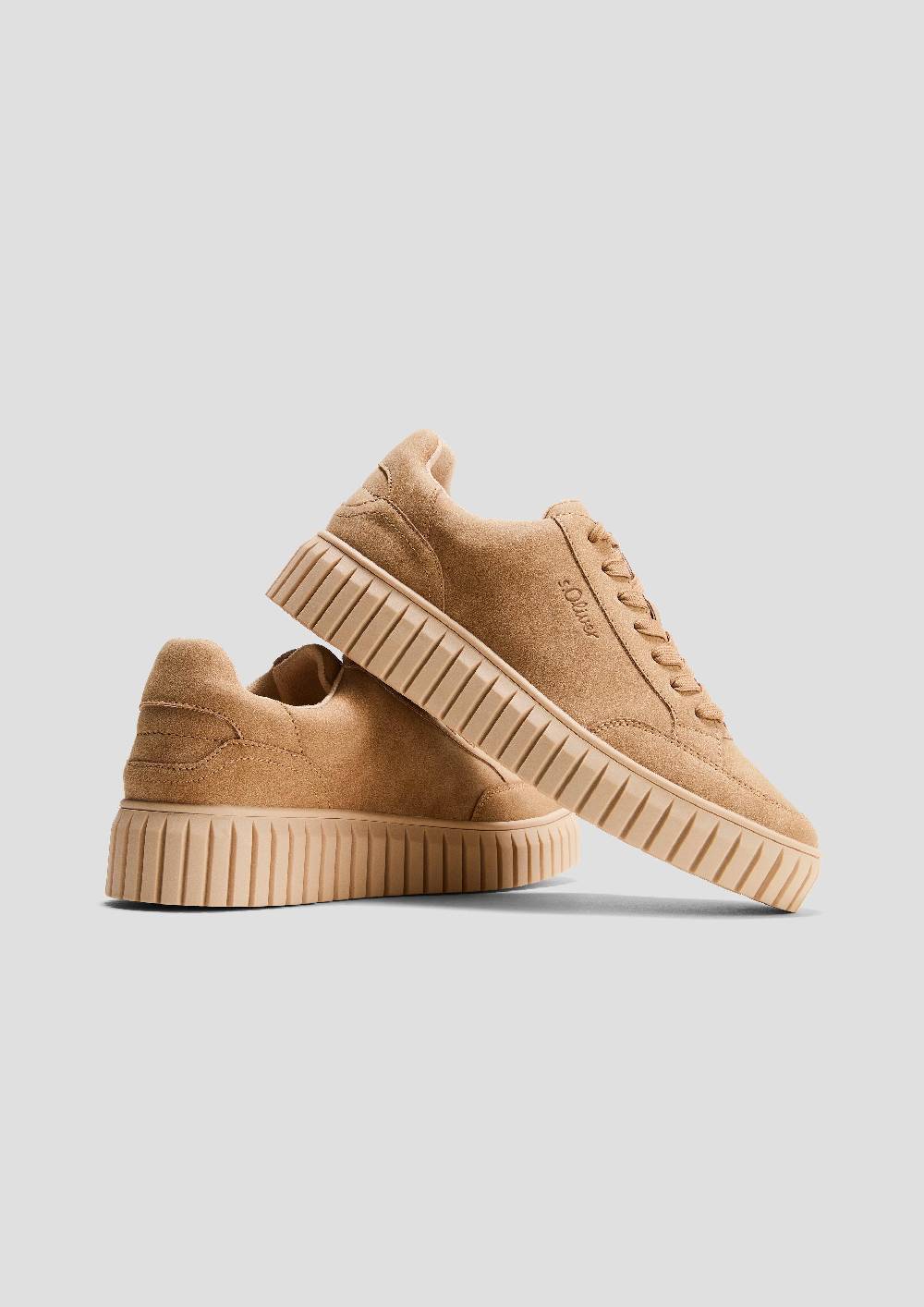 S.Oliver Schnürer In Leder-Optik