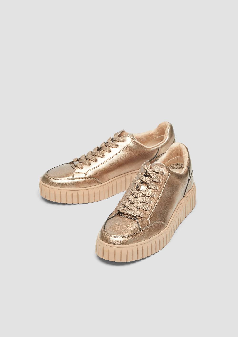 S.Oliver Schnürer In Leder-Optik