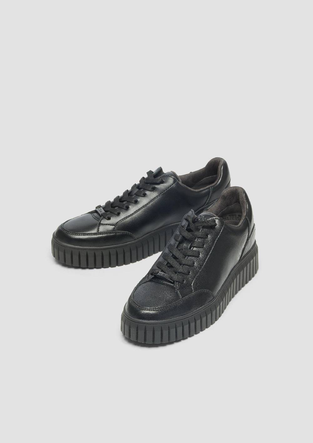 S.Oliver Schnürer In Leder-Optik