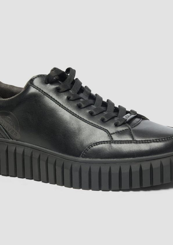 s.Oliver Schnürer in Leder-Optik