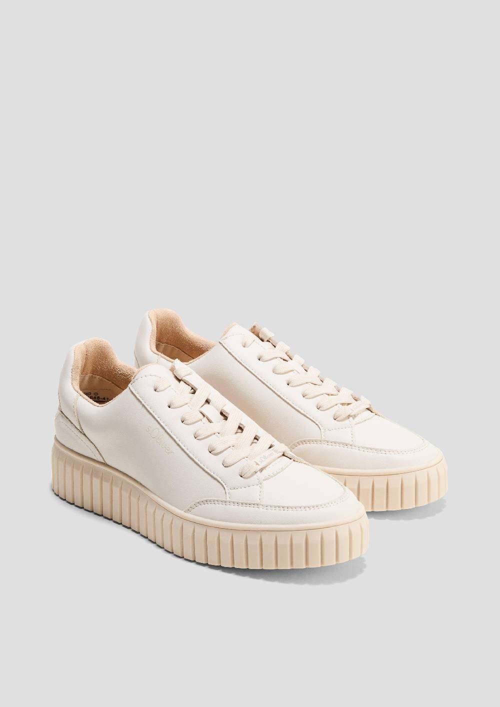 S.Oliver Schnürer In Leder-Optik