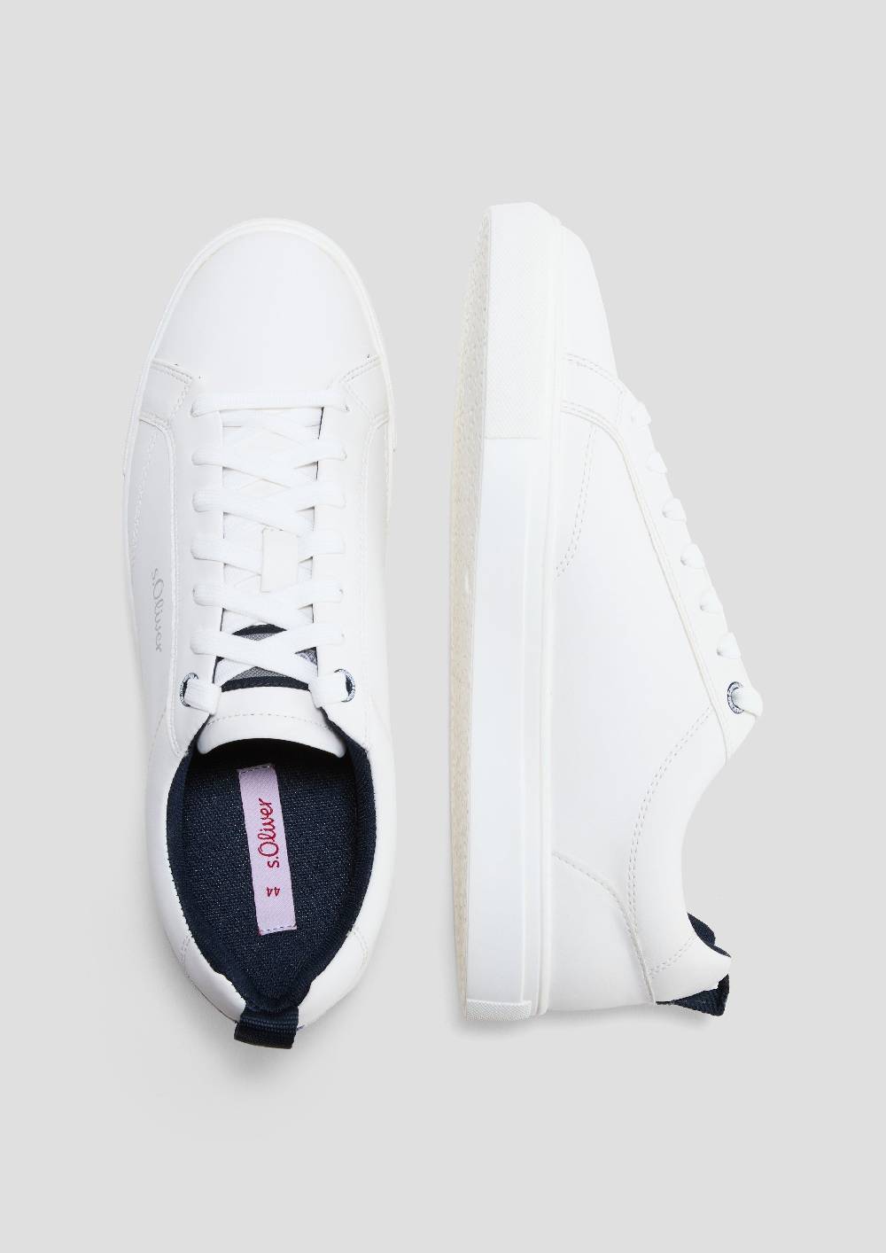 S.Oliver Schnürer In Leder-Optik