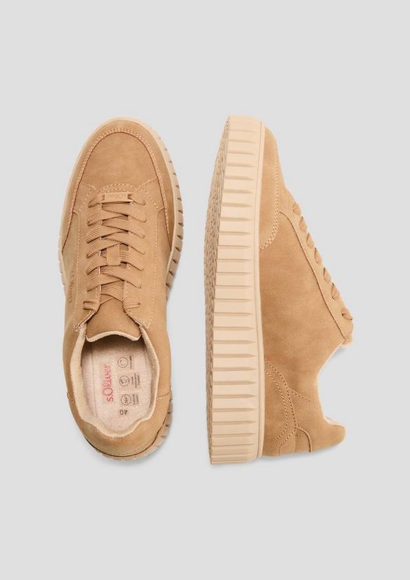 s.Oliver Schnürer in Leder-Optik