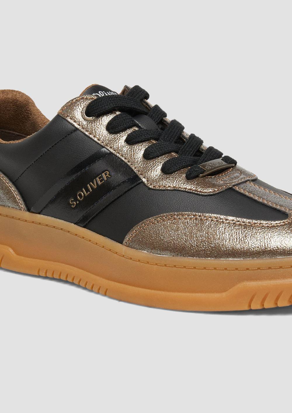 S.Oliver Schnürer Mit Kontrast-Details