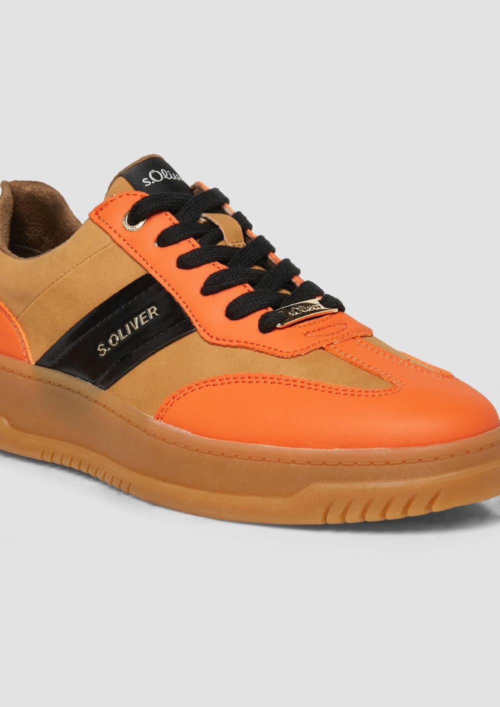 S.Oliver Schnürer Mit Kontrast-Details