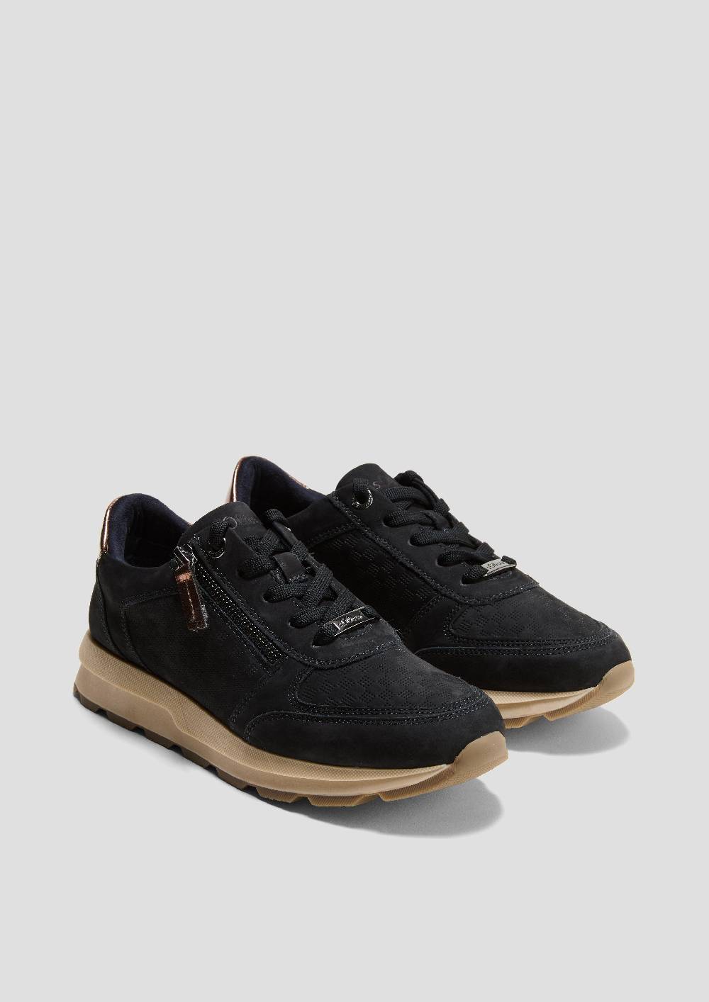 S.Oliver Schnürer Mit Kontrastsohle