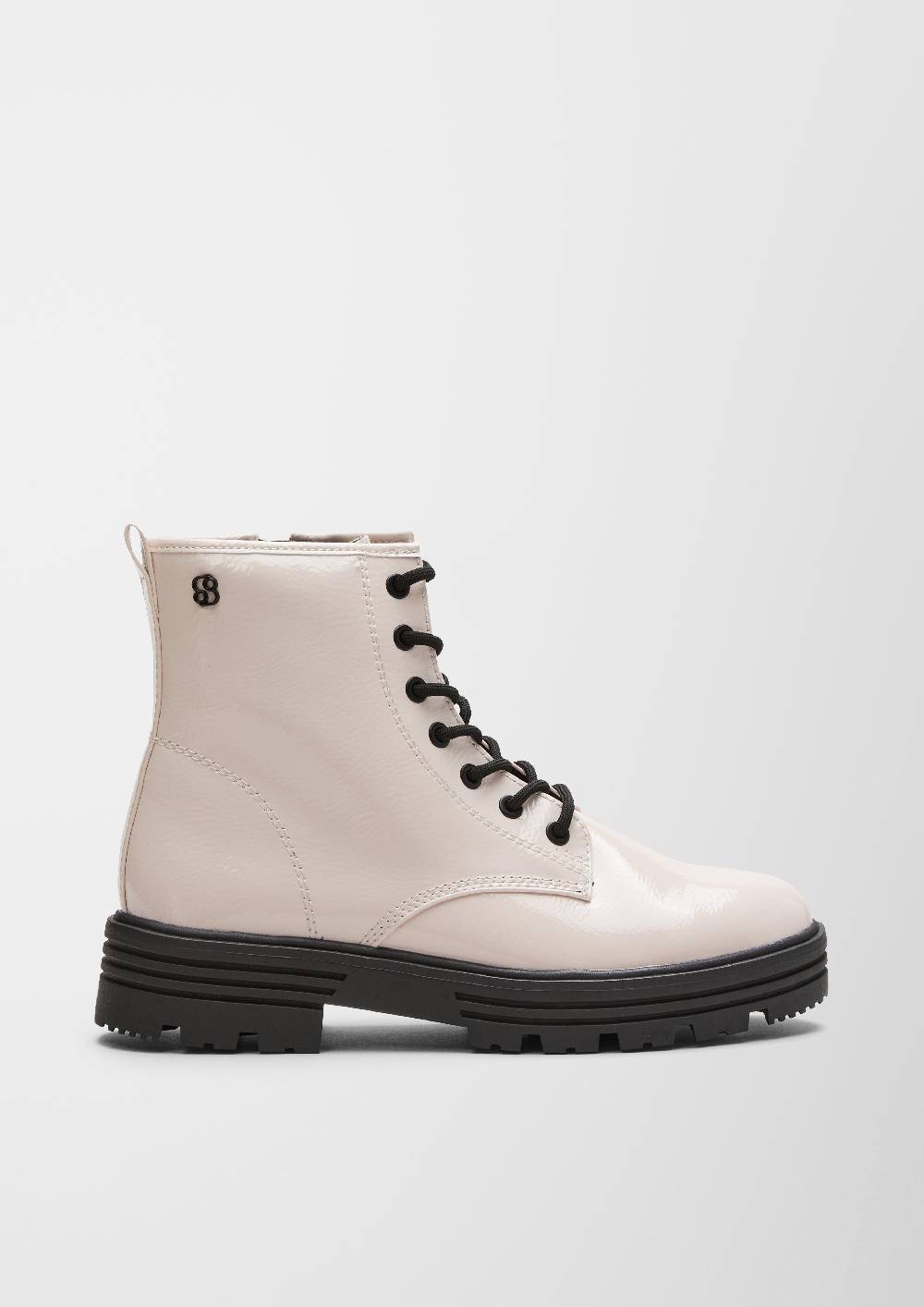 S.Oliver Schnürstiefel Aus Kunstleder