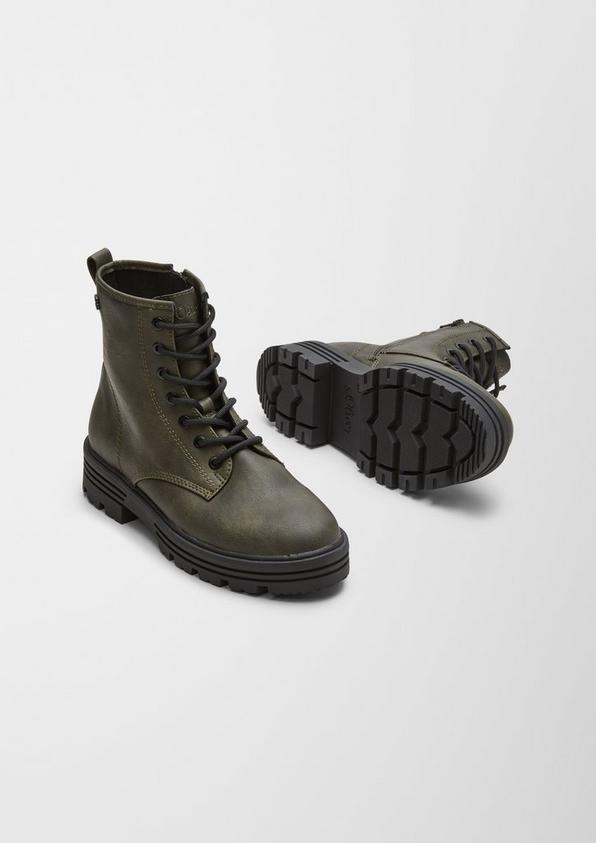 s.Oliver Schnürstiefel aus Kunstleder