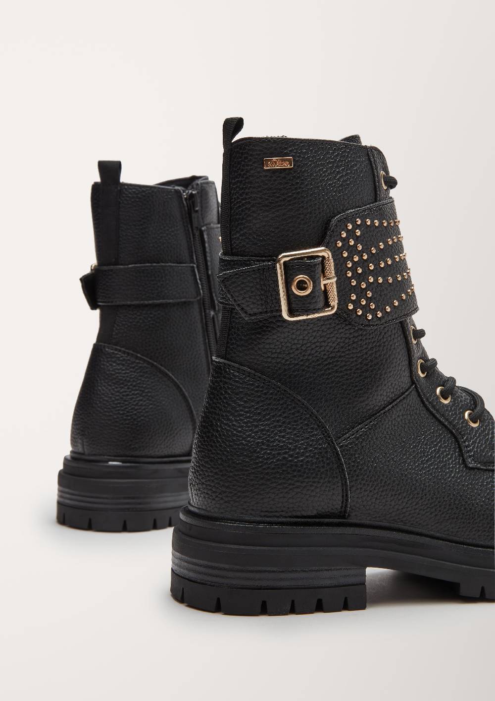 S.Oliver Schnürstiefel Mit Zierriegel