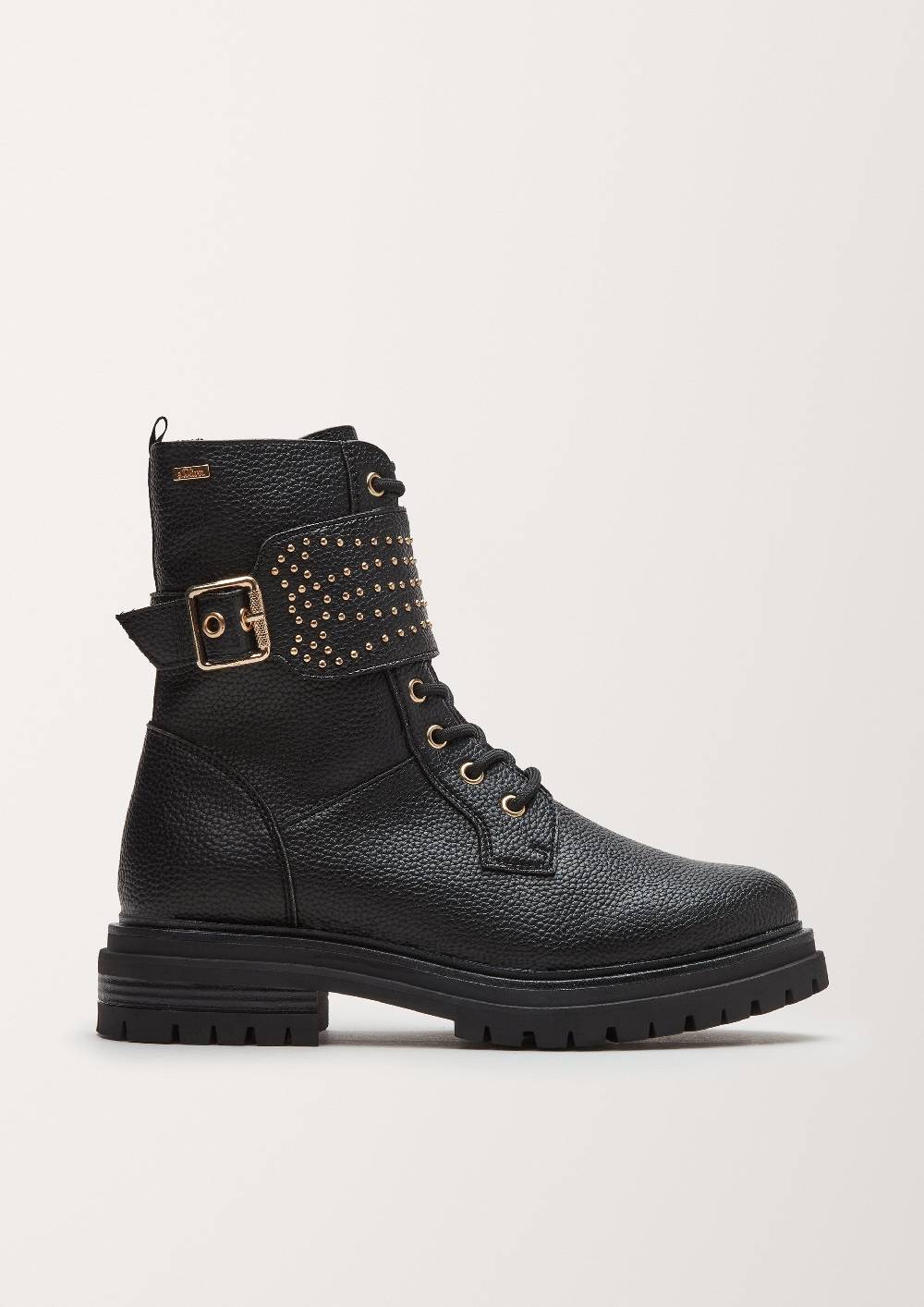 S.Oliver Schnürstiefel Mit Zierriegel