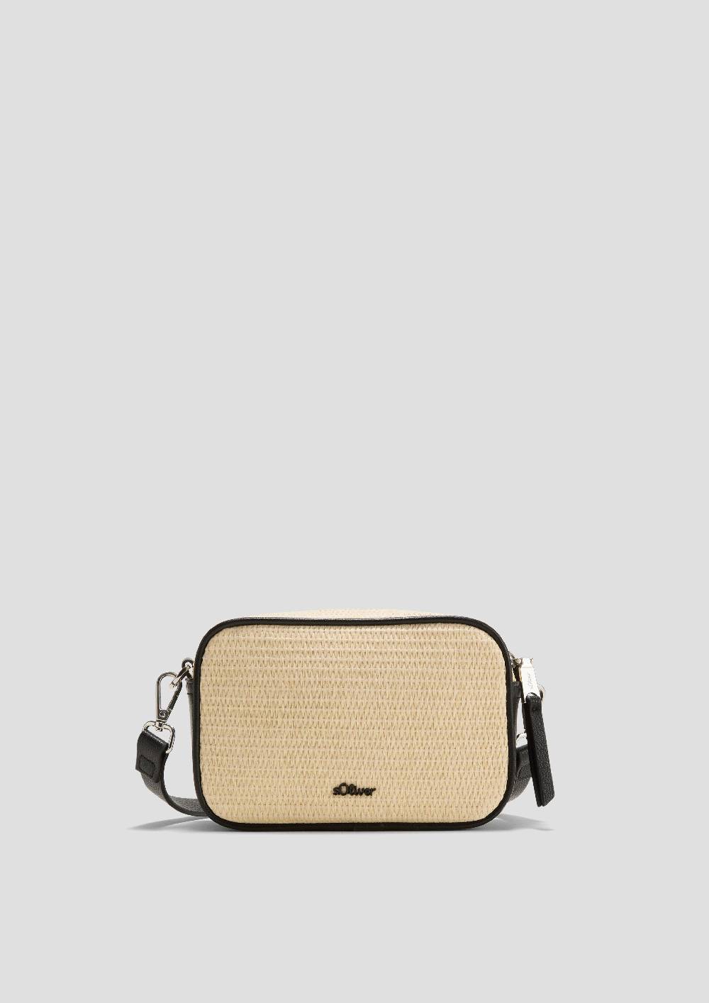 S.Oliver Schultertasche In Bast-Optik