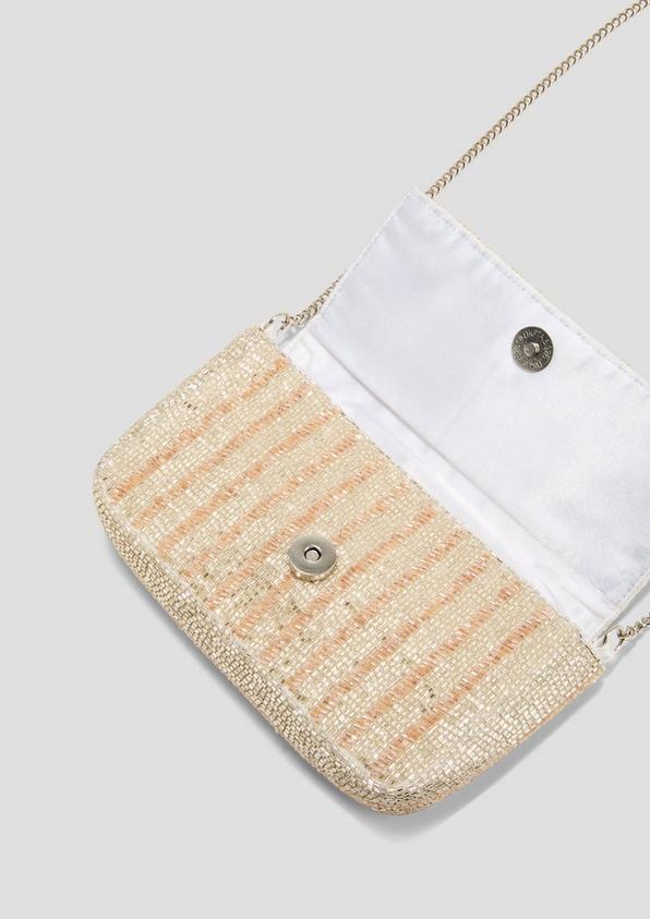 s.Oliver Schultertasche mit Schmuckperlen