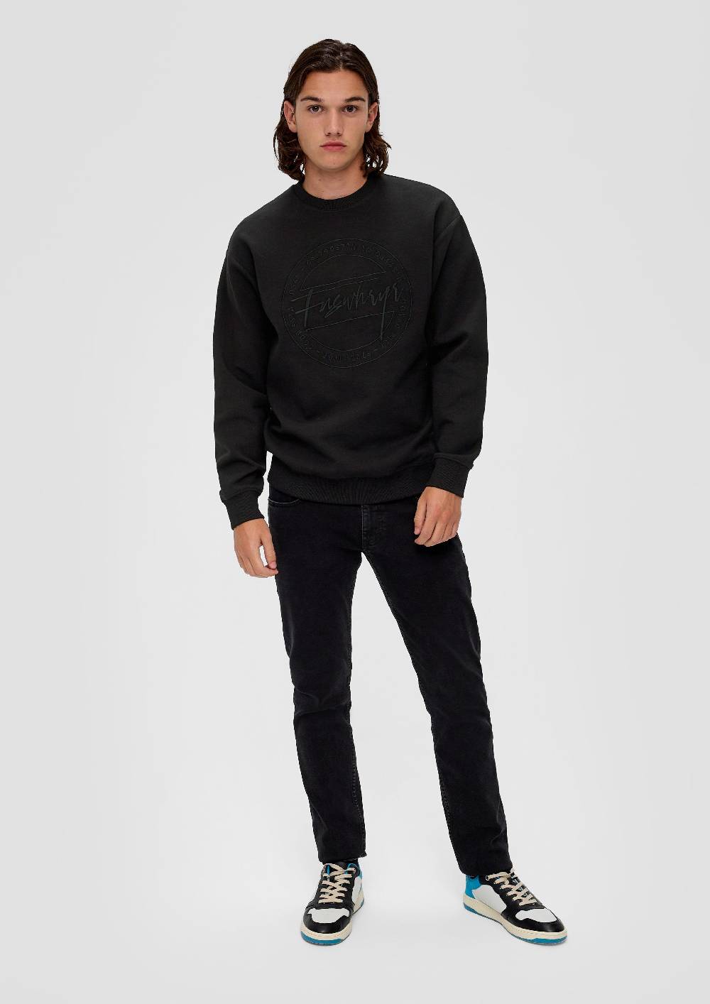 S.Oliver Scuba-Sweatshirt Mit Stickerei