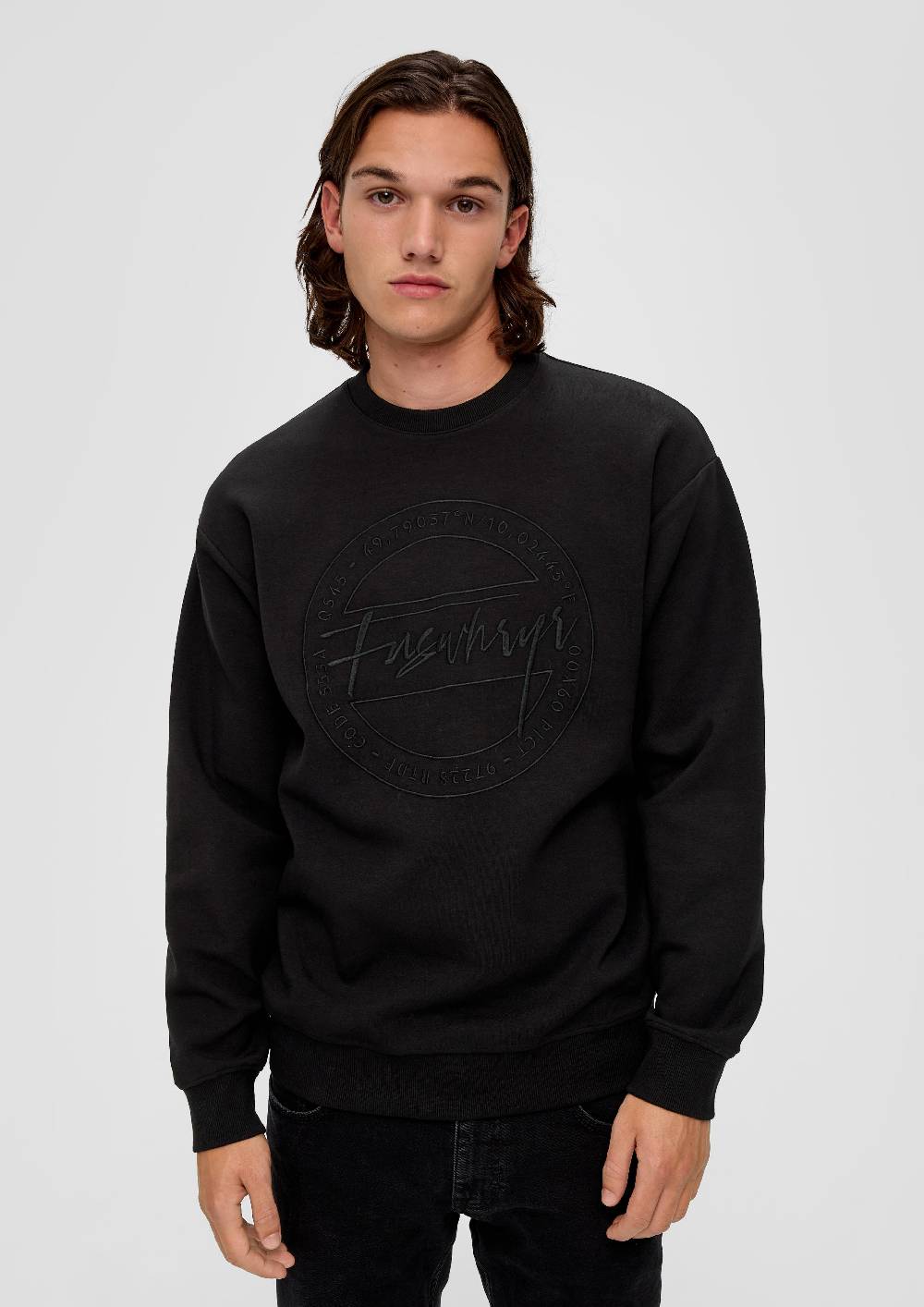 S.Oliver Scuba-Sweatshirt Mit Stickerei