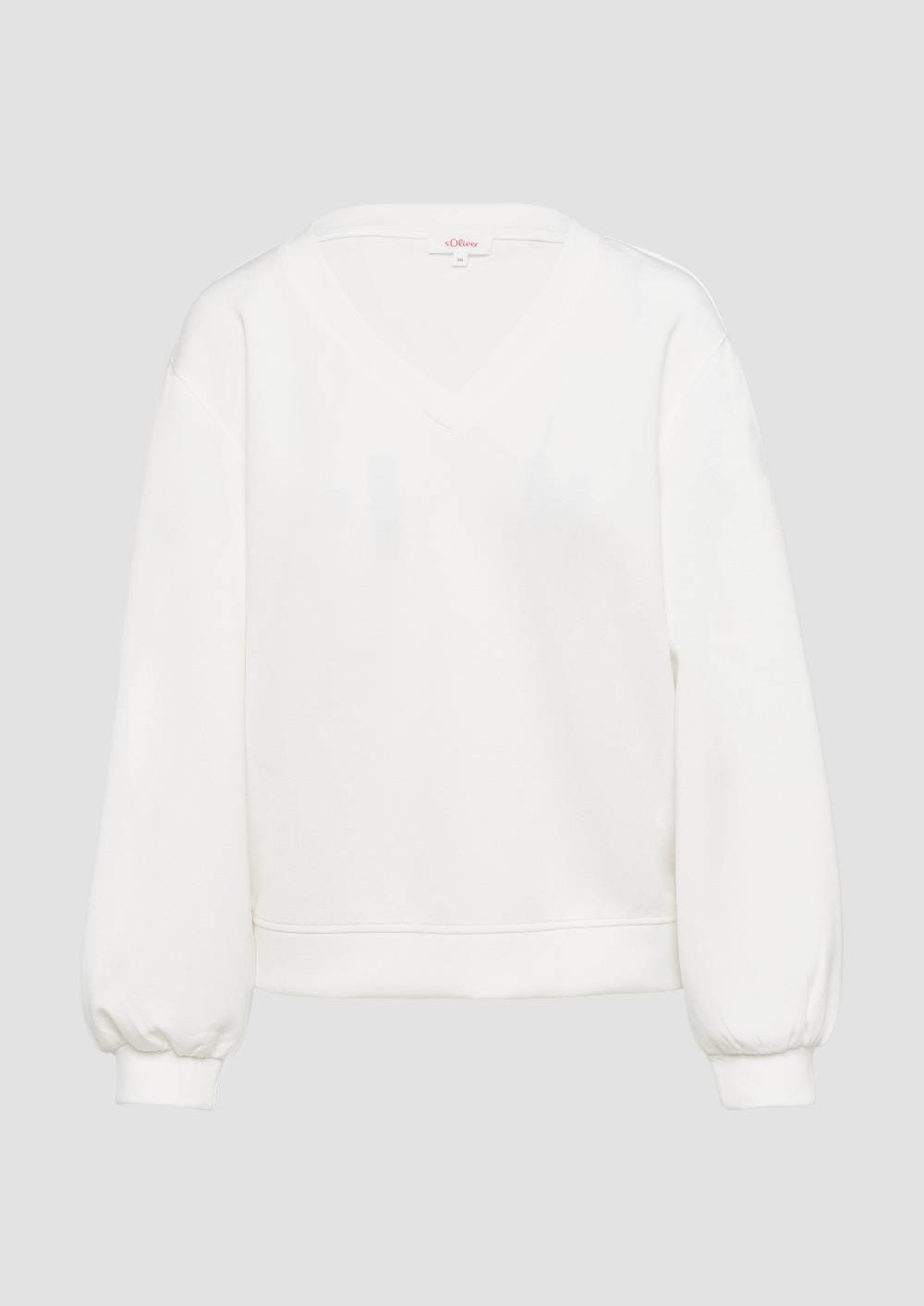 S.Oliver Scuba-Sweatshirt Mit V-Ausschnitt